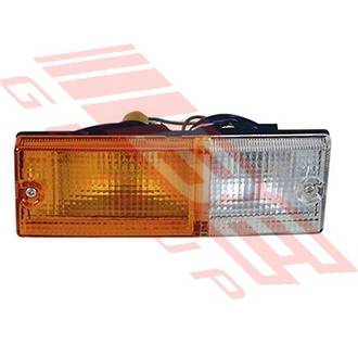 BUMPER LAMP - L/H - AMBER/CLEAR - TO SUIT - HOLDEN RODEO 1989-93