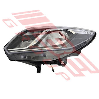 HEADLAMP - L/H - W/LED DRL - CHROME - ELECTRIC - TO SUIT - HOLDEN COLORADO 2016-