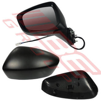 DOOR MIRROR - L/H - ELECTRIC - WITH PUDDLE LAMP - 5 WIRE - TO SUIT - MAZDA CX-5 2012-
