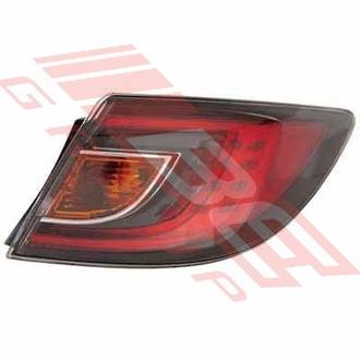 REAR LAMP - R/H - RED - TO SUIT - MAZDA 6 2008- 4DR & H/BACK
