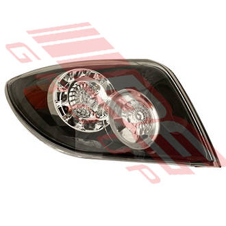 REAR LAMP - L/H - OUTER - BLACK - LED - ECE - TO SUIT - MAZDA 3 2003- 5DR