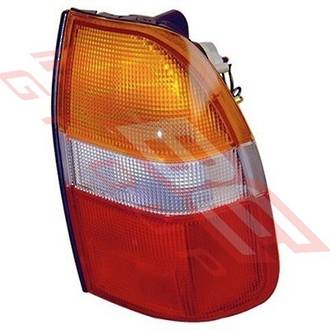 REAR LAMP - R/H - AMBER/CLEAR/RED - TO SUIT - MITSUBISHI L200 1997-00