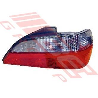 REAR LAMP - CLEAR/RED - R/H - TO SUIT - PEUGEOT 406 1996-