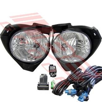 FOG LAMP - SET - L&R - CLEAR - TO SUIT - TOYOTA HILUX 2009-