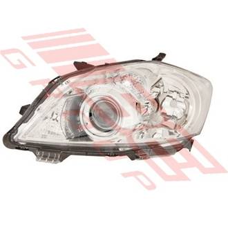HEADLAMP - L/H - CHROME - TO SUIT - TOYOTA COROLLA 2010- H/BACK