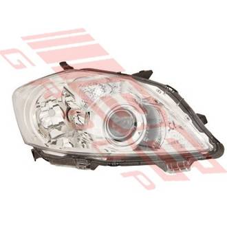 HEADLAMP - R/H - CHROME - TO SUIT - TOYOTA COROLLA 2010- H/BACK