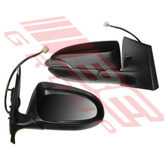 DOOR MIRROR - R/H - ELECTRIC - W/LAMP 5 WIRE - TO SUIT - TOYOTA COROLLA 2012-