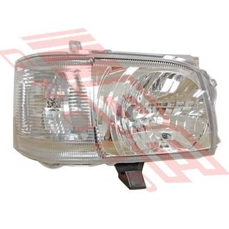 HEADLAMP - R/H - BULB SHIELD TYPE - TO SUIT - TOYOTA HIACE 2004-