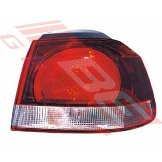 REAR LAMP - R/H - OUTER - H-TYPE - TO SUIT - VW GOLF MK6 5K 2008- 2012