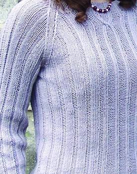 Ribbing Distinction Hemp Knitting Pattern