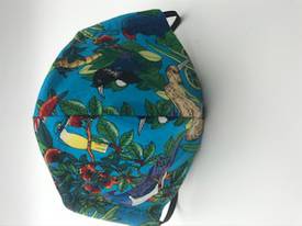 Kiwiana Flora and Fauna with Flax on Reverse Side - Reversible Limited Edition Face Mask