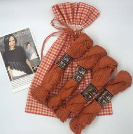 Cool Hemp Ponchette Kit in 100% Hemp - Pumpkin - Free Shipping in New Zealand