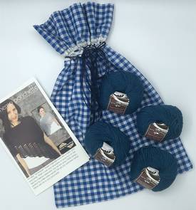 Cool Hemp Ponchette Kit in Hemp/Cotton Blend - Indigo - Free Shipping in New Zealand