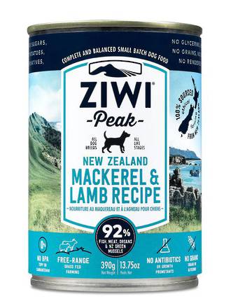 Ziwipeak Mackerel & Lamb Can 390gr