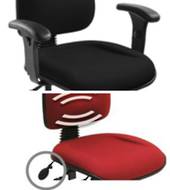 Spectrum 3 Chair with Inflatable Lumbar Pump and Height Adjustable Arms