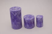 Ultra Violet pillar candle