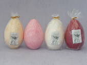 Large Pink Egg candle
