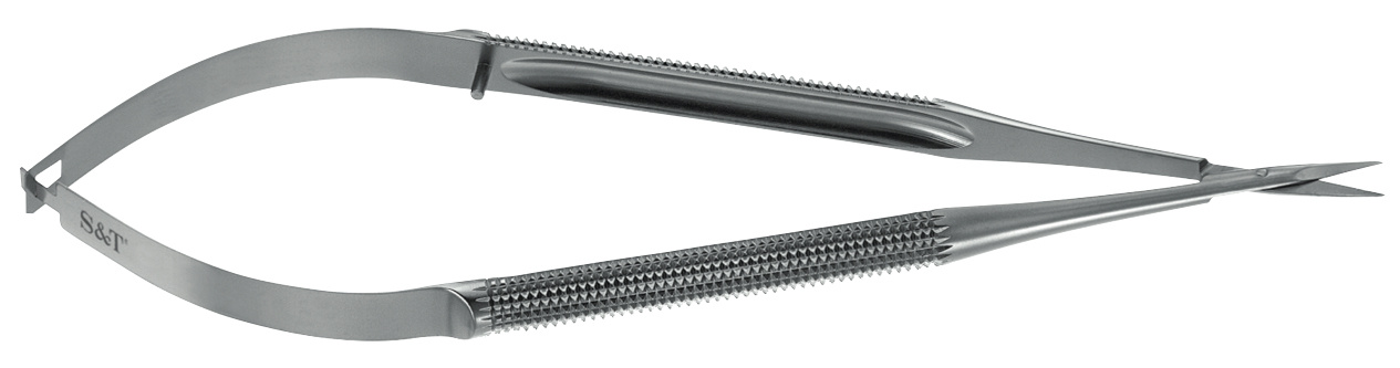 S&T Scissor Adventitia 15cm SAS-15 R8 Round Handle Straight 12mm Blade