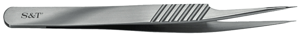 S&T Vessel Dilator 11cm D-5a.3 Flat Handle 0.3mm 10 Degrees Angulated Tips