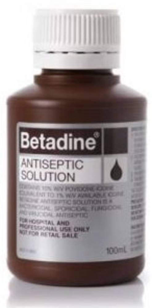 Betadine Antiseptic Solution Hospital 10% - 100mls