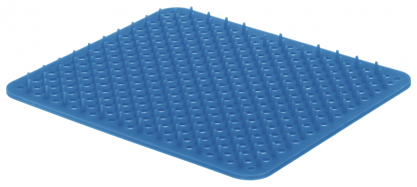 S&T Silicone Rubber Finger Mat 254x254x4mm Blue for Microset 3010