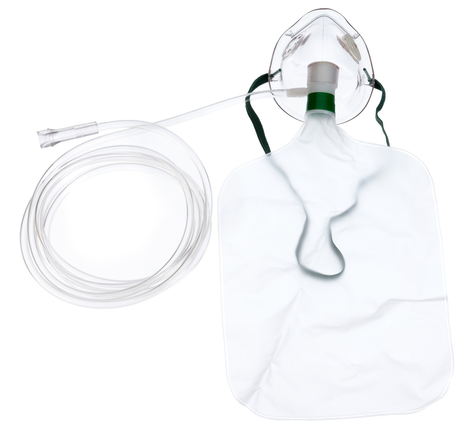Hudson Mask Nonrebreathing with Safety Vent, Reservoir Bag & 7ft Tubing - Paediatric