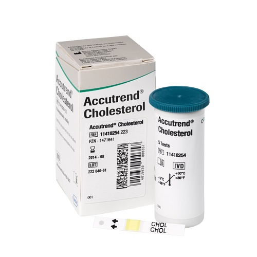 Accutrend Test Strips - Cholesterol