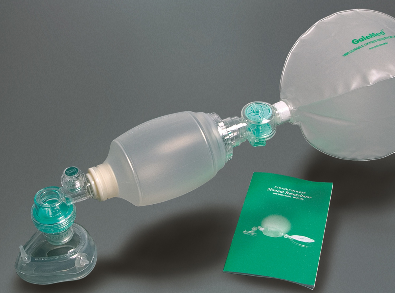 Galemed Adult Silicone Resuscitator Child wiith 5122 Mask