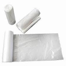 Bag Plastic White 580mm x 710mm Roll of 50