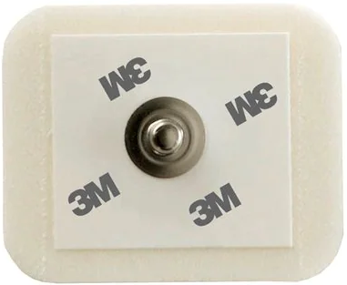 3M Red Dot Foam Monitoring Electrode with Sticky Gel - PKT 50