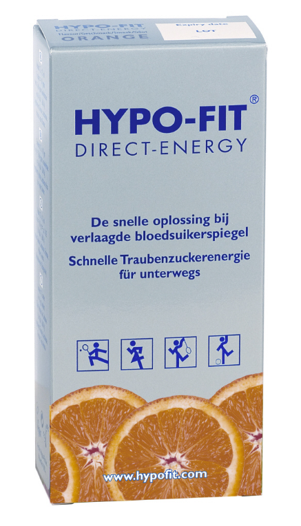 Hypo-Fit Direct Energy Gel Sachet 12 x 13ml Orange