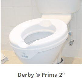 Toilet Seat Raised Derby Prima 50mm