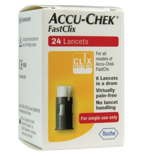 Accu-chek Fast Clix Lancets Pkt 24