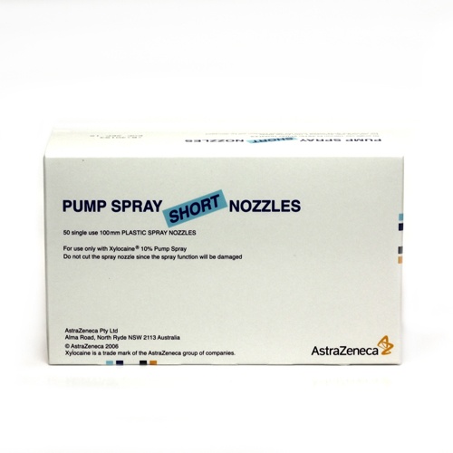 Xylocaine Pump Spray Nozzles - Short