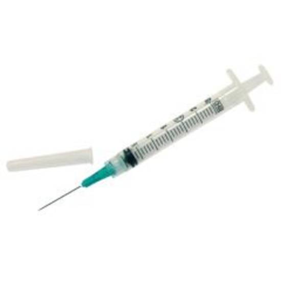 BD Syringe 3ml Luer Lok with Needle  23g x 1 1/4