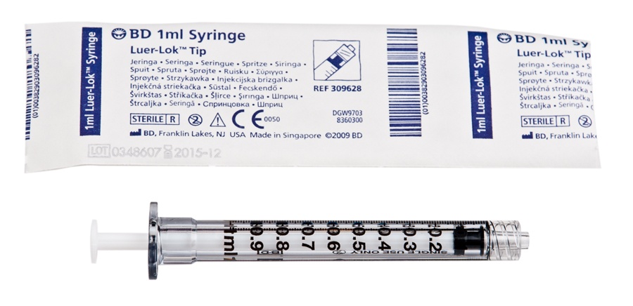 BD Syringe Luer Lok 1ml