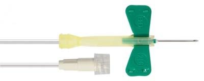 BD Vacutainer Safety-Lok Blood Collection Set 12inch tubing without L/L 21g x .75in (Green)