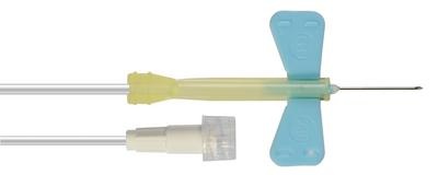 BD Vacutainer Safety-Lok Blood Collection Set 12inch tubing without L/L 25g x .75in (Royal blue)