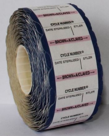 Meditrax SureTrax Process Indicator labels 5 Rolls of 700 labels - BLUE