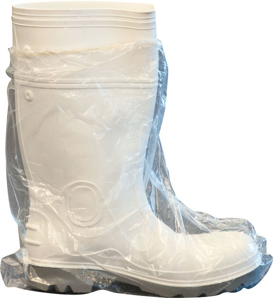 Overboots Plastic with Elastic leg Band