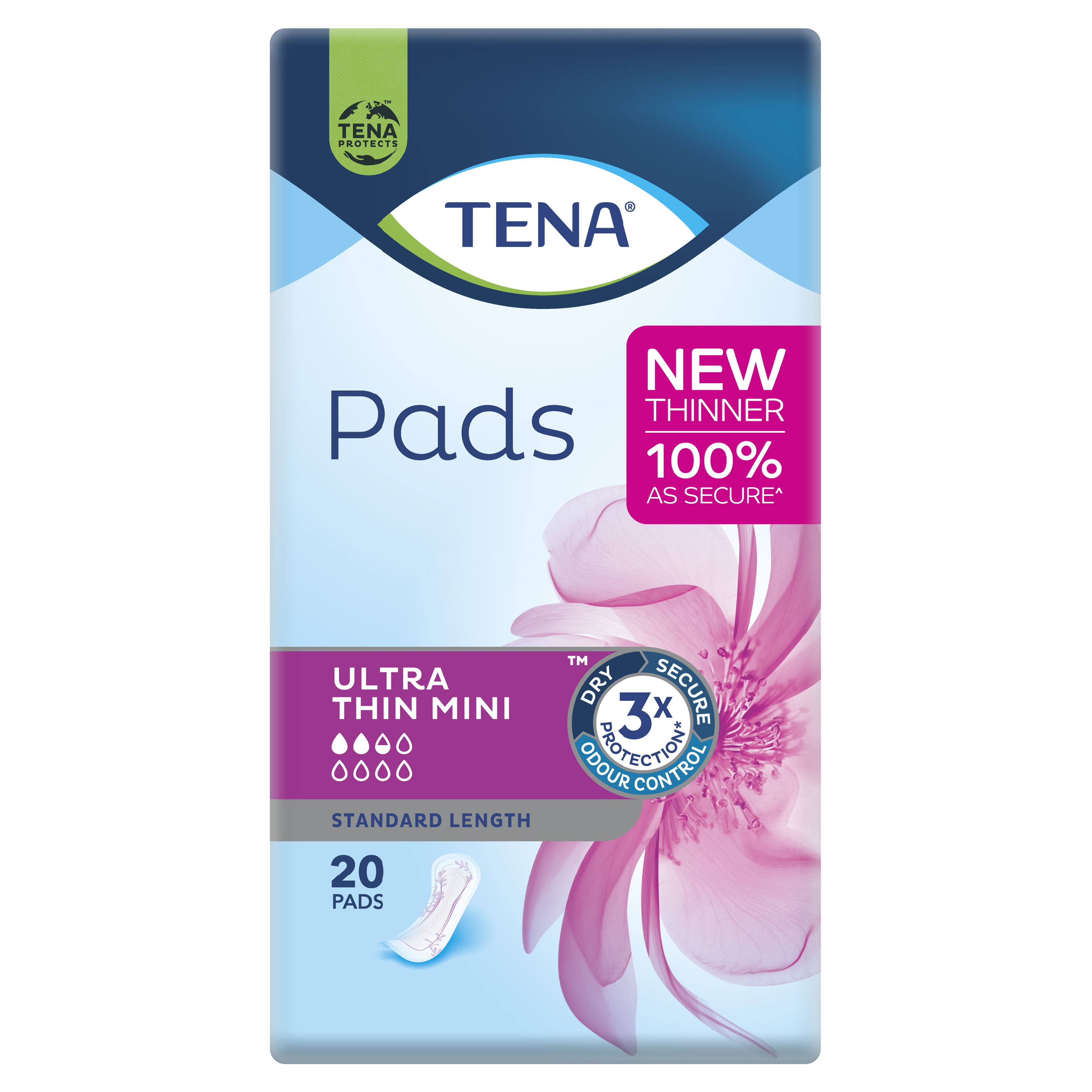 TENA Pads Ultra Thin Mini 20s