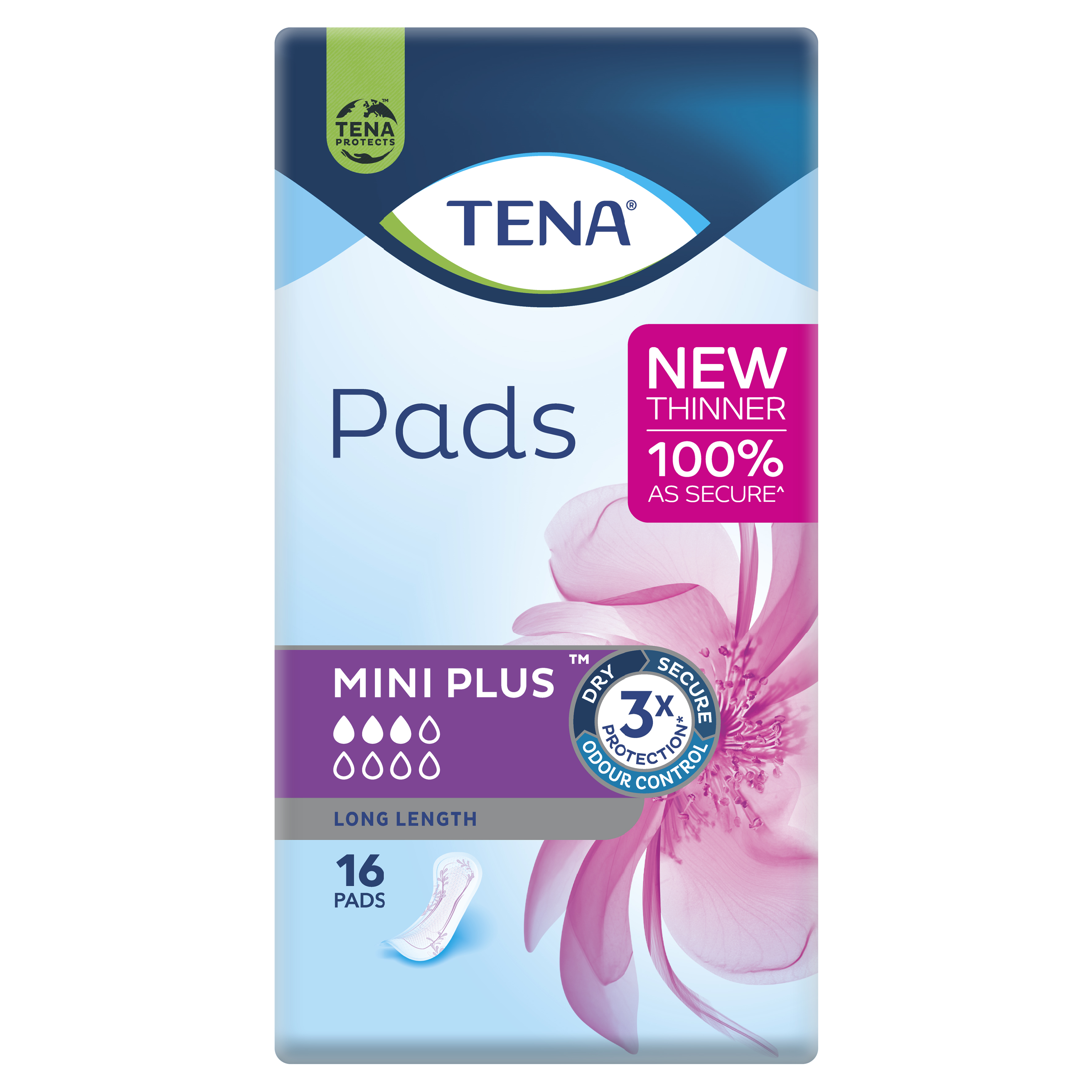 TENA Pads Mini Plus 16s