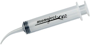 Monoject Syringe CURVED Tip 12ml