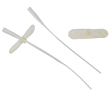 Sovereign Tom Cat Catheter 3.5fg x 5.5inch with Non slip Suturing Adapter Open End Tip - EACH