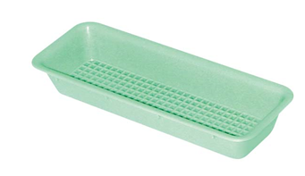 Autoplas Autoclavable Perforated Tray Green 270mm x 150mm x 30mm