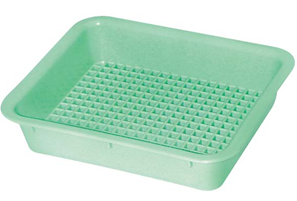 Autoplas Autoclavable Perforated Tray Green 270mm x 300mm x 60mm