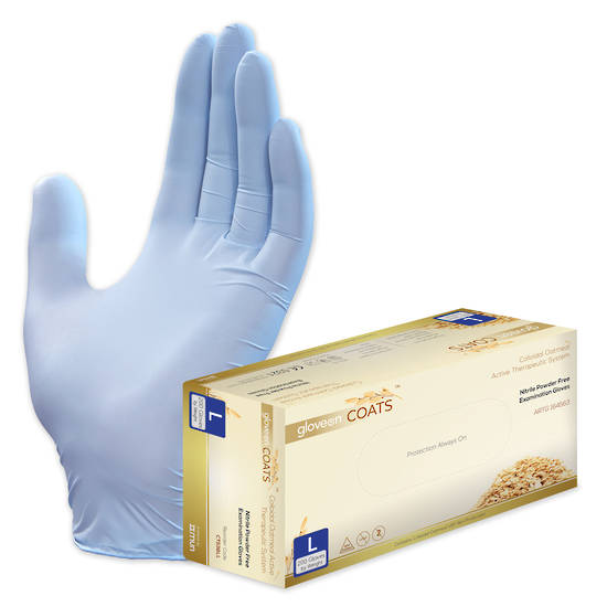 GloveOn COATS Nitrile Exam Gloves Powder Free Box of 200 Large