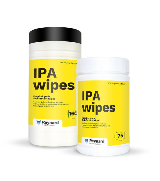 Reynard Surface Disinfectant Wipe 70% Isopropyl 30% Water 160 Wipes