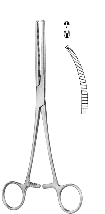 Nopa Ochsner-Kocher Artery Forcep Curved 16cm