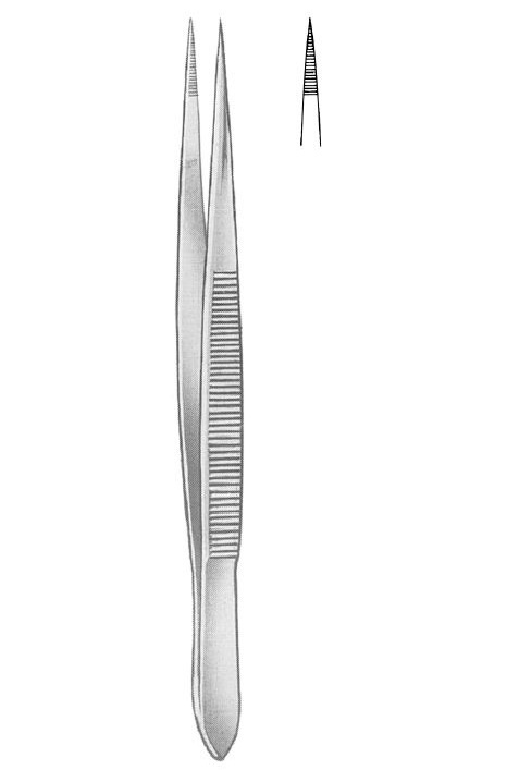 Nopa Forcep Splinter Serrated Straight 12.5cm